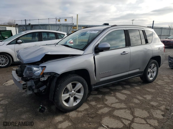2016 Jeep Compass Latitude with VIN 1C4NJDEB8GD757624, listed as a Copart auction lot 84997714 with 140,906 mi miles and Salvage Title. Bid and sale history available at carsss.com. Image 1.