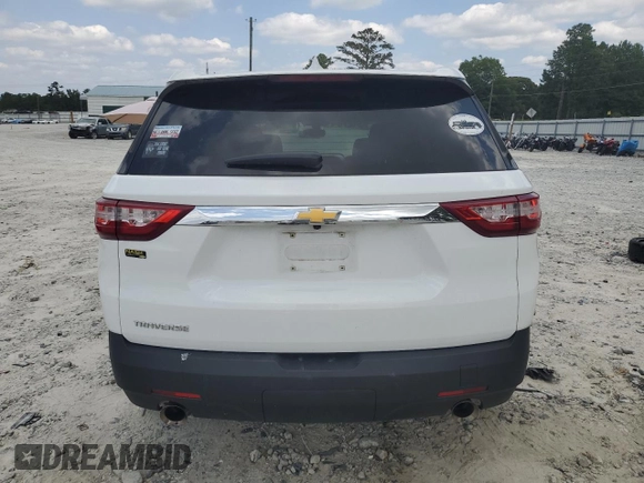 2018 Chevrolet Traverse LS with VIN 1GNERFKW2JJ194310, listed as a Copart auction lot 68701054 with 69,990 mi miles and Salvage Title. Bid and sale history available at carsss.com. Image 6.