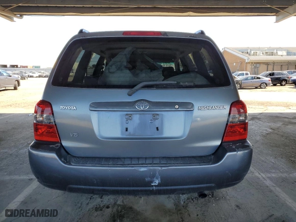 2006 Toyota Highlander with VIN JTEGP21A560097407, listed as a Copart auction lot 48251695 with 263,680 mi miles and Clean Title. Bid and sale history available at carsss.com. Image 6.