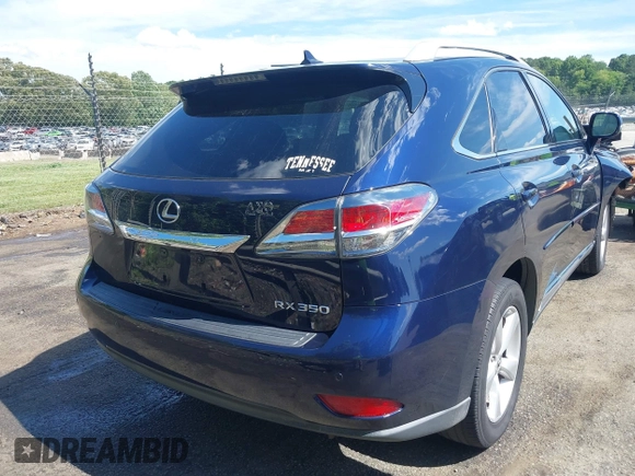 2013 Lexus RX 350 with VIN 2T2BK1BA7DC191597, listed as a IAAI auction lot 42320550 with 233,578 mi miles and . Bid and sale history available at DreamBid. Image 4.