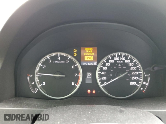 2014 Acura RDX with VIN 5J8TB4H30EL802052, listed as a Copart auction lot 58481205 with 142,416 mi miles and Salvage title. Bid and sale history available at DreamBid. Image 9.