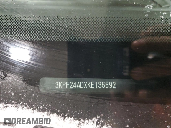 2019 Kia Forte LXS with VIN 3KPF24ADXKE136692, listed as a Copart auction lot 44589515 with 117,299 mi miles and Salvage Title. Bid and sale history available at DreamBid. Image 12.