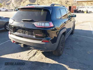 2019 Jeep Cherokee Trailhawk with VIN 1C4PJMBX1KD441175, listed as a IAAI auction lot 42506246 with 47,760 mi miles and . Bid and sale history available at DreamBid. Image 4.