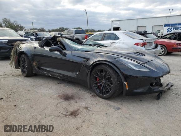 2015 Chevrolet Corvette Z06 3LZ with VIN 1G1YU3D62F5603415, listed as a Copart auction lot 84517834 with 17,983 mi miles and Salvage Title. Bid and sale history available at carsss.com. Image 4.