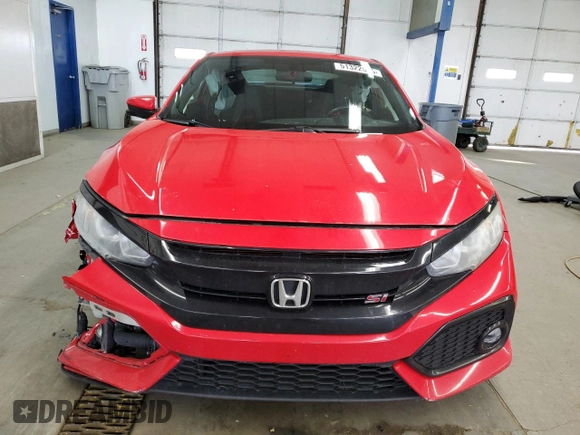 2018 Honda Civic Si Coupe with VIN 2HGFC3A57JH758431, listed as a Copart auction lot 51322505 with 93,587 mi miles and Salvage Title. Bid and sale history available at carsss.com. Image 5.