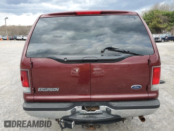 2001 Ford Excursion Special Serv z VIN 1FMNU40L91EB52063, wystawiony jako Copart lot #50835925 z przebiegiem 264 567 mil mil oraz Czysty tytuł • Clean title. Historia ofert i sprzedaży dostępna na DreamBid. Obrazek 6.