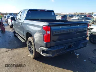 2020 Chevrolet Silverado 1500 Custom with VIN 1GCPWBEH4LZ351887, listed as a IAAI auction lot 41081052 with 57,003 mi miles. Bid and sale history available at carsss.com. Image 3.