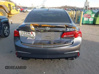 2018 Acura TLX with VIN 19UUB2F34JA008883, listed as a IAAI auction lot 41386586 with 57,928 mi miles. Bid and sale history available at carsss.com. Image 16.