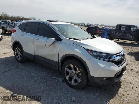 2018 Honda CR-V EX-L with VIN 5J6RW2H85JL006348, listed as a Copart auction lot 51423795 with 76,694 mi miles and Salvage Title. Bid and sale history available at carsss.com. Image 4.