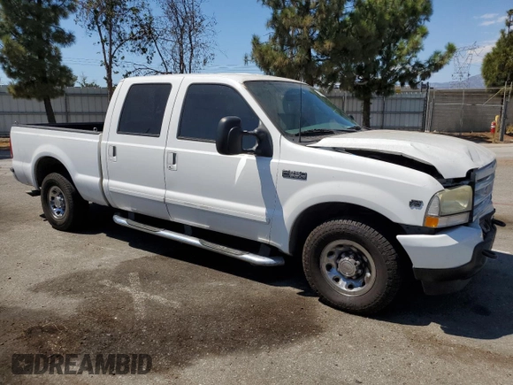 2003 Ford Super Duty F-250 XL with VIN 1FTNW20S43EA50117, listed as a Copart auction lot 70412844 with 224,403 mi miles and Salvage Title. Bid and sale history available at carsss.com. Image 4.