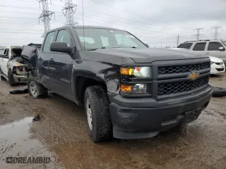 2015 Chevrolet Silverado 1500 LS with VIN 1GCRCPEHXFZ378000, listed as a Copart auction lot 86320764 with 32,098 mi miles and Salvage Title. Bid and sale history available at carsss.com. Image 4.