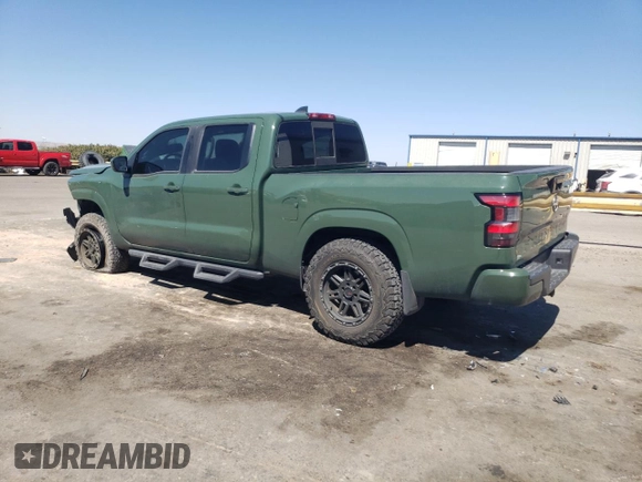 2022 Nissan Frontier SV with VIN 1N6ED1FK4NN674734, listed as a Copart auction lot 73233834 with 19,829 mi miles and Salvage Title. Bid and sale history available at carsss.com. Image 2.