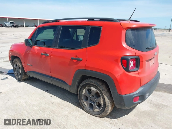 2017 Jeep Renegade Sport с VIN ZACCJAAB3HPF12020, выставлен на аукционе IAAI как лот 42323416 с пробегом 148 895 миль миль и . История ставок и продаж доступна на DreamBid. Изображение 3.
