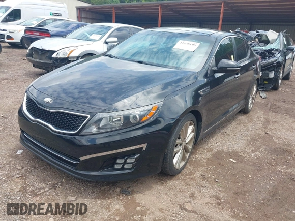 2014 Kia Optima SX Turbo with VIN 5XXGR4A67EG344929, listed as a IAAI auction lot 42638108 with 139,373 mi miles and . Bid and sale history available at DreamBid. Image 2.