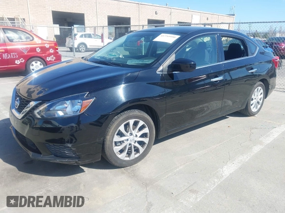 2019 Nissan Sentra S with VIN 3N1AB7APXKY434084, listed as a IAAI auction lot 41755950 with 86,658 mi miles and . Bid and sale history available at DreamBid. Image 2.