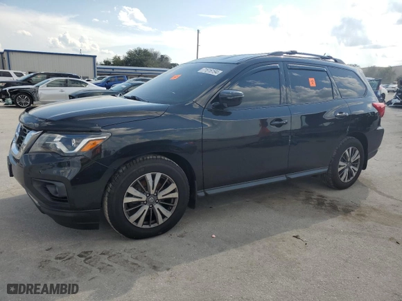 2018 Nissan Pathfinder S with VIN 5N1DR2MM5JC644377, listed as a Copart auction lot 71616194 with 0 mi miles and Salvage Title. Bid and sale history available at carsss.com. Image 1.