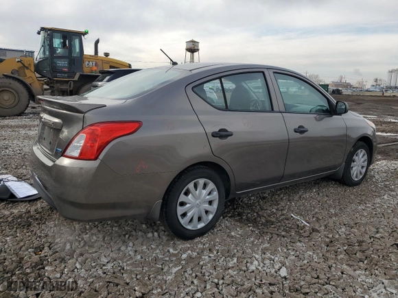 2015 Nissan Versa S Plus with VIN 3N1CN7AP0FL816935, listed as a Copart auction lot 47127545 with 81,588 mi miles and Salvage Title. Bid and sale history available at carsss.com. Image 3.