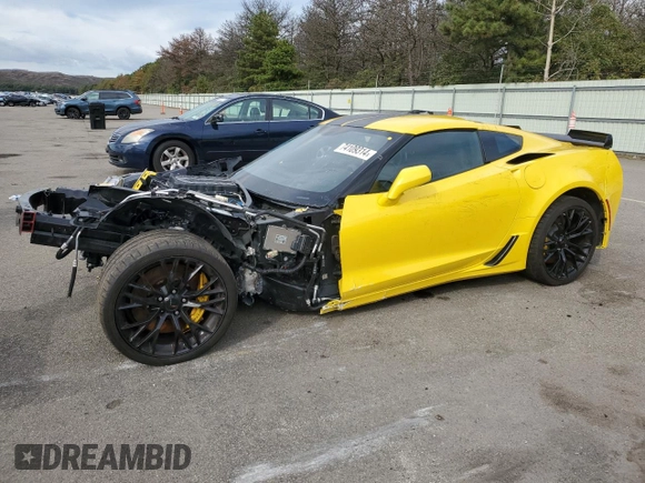 2019 Chevrolet Corvette Z06 3LZ with VIN 1G1YU2D60K5601943, listed as a Copart auction lot 74109314 with 0 mi miles and Clean Title. Bid and sale history available at carsss.com. Image 1.