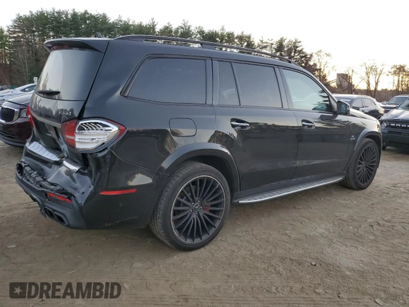 2017 Mercedes-Benz GLS with VIN 4JGDF7FE0HA789862, listed as a Copart auction lot 78860534 with 69,242 mi miles and Salvage Title. Bid and sale history available at carsss.com. Image 3.