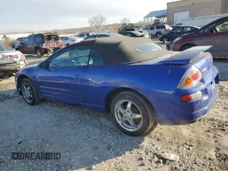 2005 Mitsubishi Eclipse GS with VIN 4A3AE45G75E052008, listed as a Copart auction lot 42141605 with 95,550 mi miles and Salvage Title. Bid and sale history available at DreamBid. Image 2.