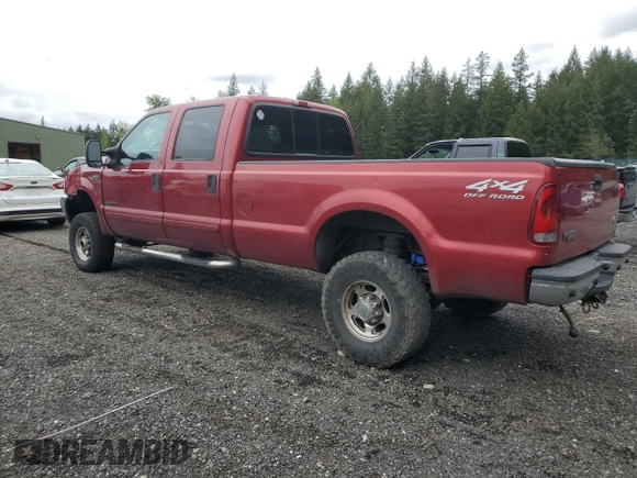 2002 Ford F-350 XL with VIN 1FTSW31F62ED57006, listed as a Copart auction lot 57156665 with 173,244 mi miles and Salvage title. Bid and sale history available at DreamBid. Image 2.