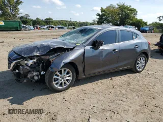 2015 Mazda 3 i Grand Touring with VIN JM1BM1M76F1224340, listed as a Copart auction lot 71215214 with 53,551 mi miles and Non repairable. Bid and sale history available at DreamBid. Image 1.
