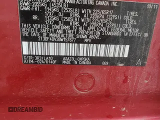 2011 Toyota RAV4 Limited with VIN 2T3DF4DV3BW157677, listed as a Copart auction lot 59919865 with 84,387 mi miles and Salvage title. Bid and sale history available at DreamBid. Image 13.