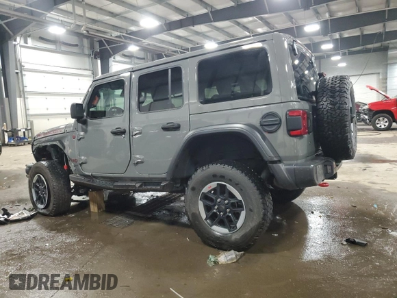 2019 Jeep Wrangler Unlimited Rubicon с VIN 1C4HJXFN9KW608711, выставлен на аукционе Copart как лот 48148115 с пробегом 75 988 миль миль и Списание • Salvage title. История ставок и продаж доступна на DreamBid. Изображение 2.