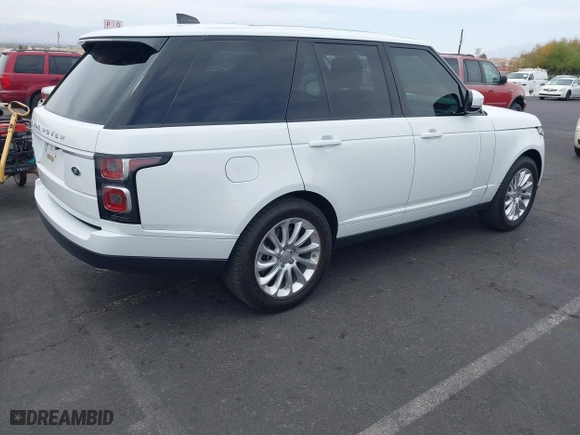 2019 Land Rover Range Rover HSE with VIN SALGS2SV2KA555261, listed as a IAAI auction lot 41924975 with 38,264 mi miles. Bid and sale history available at carsss.com. Image 4.