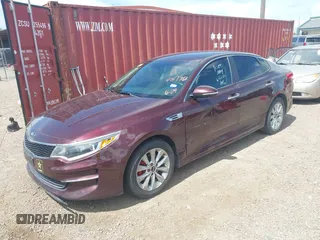 2018 Kia Optima LX with VIN 5XXGT4L32JG255929, listed as a IAAI auction lot 42577063 with 95,314 mi miles and . Bid and sale history available at DreamBid. Image 2.