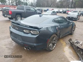 2023 Chevrolet Camaro ZL1 with VIN 1G1FK1R66P0130157, listed as a IAAI auction lot 41531579 with 34,583 mi miles and . Bid and sale history available at DreamBid. Image 4.