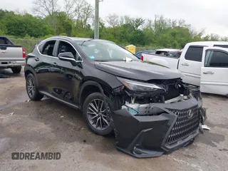 2023 Lexus NX with VIN 2T2GGCEZ6PC026648, listed as a IAAI auction lot 41991158 with 21,213 mi miles. Bid and sale history available at carsss.com. Image 1.