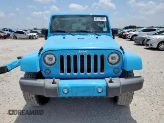 2017 Jeep Wrangler Unlimited Sahara with VIN 1C4BJWEGXHL726148, listed as a Copart auction lot 60144605 with 106,702 mi miles and Salvage title. Bid and sale history available at DreamBid. Image 5.