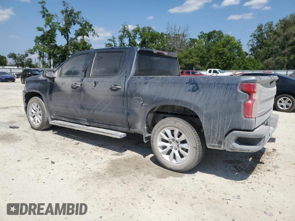 2021 Chevrolet Silverado 1500 Custom with VIN 1GCPWBEK1MZ241845, listed as a Copart auction lot 52790415 with 133,480 mi miles and Salvage Title. Bid and sale history available at DreamBid. Image 2.