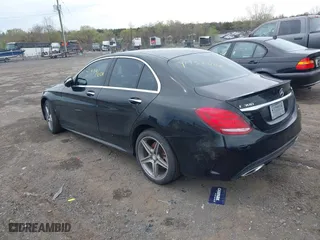 2015 Mercedes-Benz C-Class C 300 Luxury with VIN 55SWF4KB3FU001733, listed as a IAAI auction lot 41959600 with 102,980 mi miles. Bid and sale history available at carsss.com. Image 3.