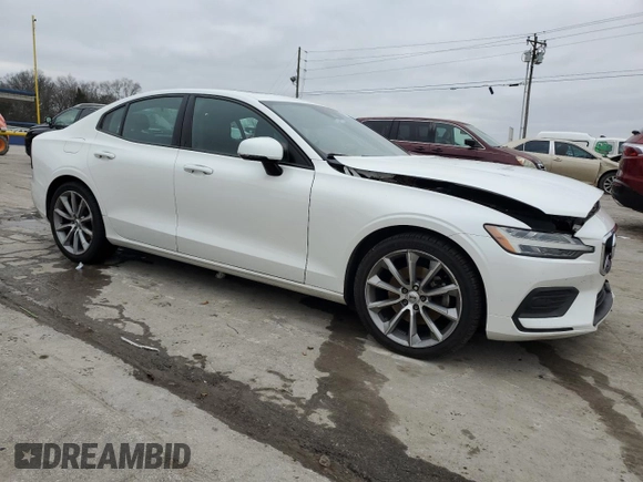 2019 Volvo S60 Momentum with VIN 7JR102FKXKG012306, listed as a Copart auction lot 87590645 with 93,759 mi miles and Salvage Title. Bid and sale history available at carsss.com. Image 4.