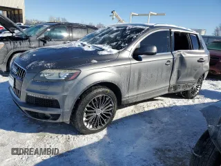2011 Audi Q7 3.0L TDI Prestige with VIN WA1WMBFE5BD005293, listed as a Copart auction lot 46117725 with 163,753 mi miles and Salvage Title. Bid and sale history available at carsss.com. Image 1.