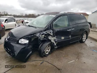 2007 Nissan Quest S with VIN 5N1BV28UX7N136321, listed as a Copart auction lot 79826724 with 203,184 mi miles and Non Repairable. Bid and sale history available at carsss.com. Image 1.