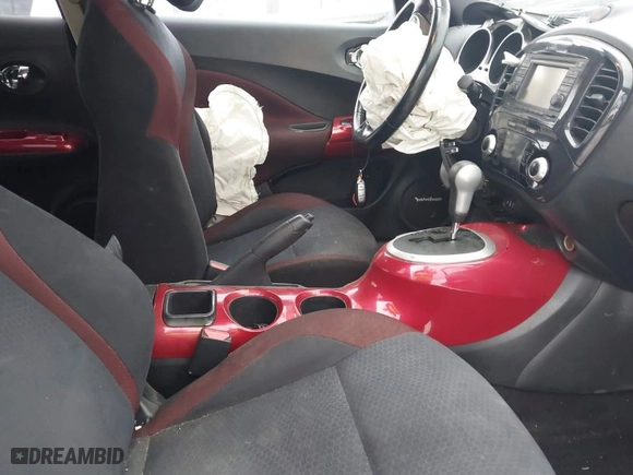 2013 Nissan Juke S with VIN JN8AF5MR6DT221605, listed as a IAAI auction lot 41564352 with 1 mi miles. Bid and sale history available at carsss.com. Image 5.