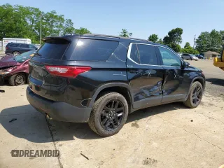 2021 Chevrolet Traverse LT z VIN 1GNEVHKWXMJ182207, wystawiony jako Copart lot #59091445 z przebiegiem 78 543 mil mil oraz Szkoda całkowita • Salvage title. Historia ofert i sprzedaży dostępna na DreamBid. Obrazek 3.