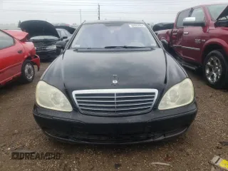 2004 Mercedes-Benz S-Class with VIN WDBNG75J34A416313, listed as a Copart auction lot 60552654 with 0 mi miles and Clean Title. Bid and sale history available at carsss.com. Image 5.
