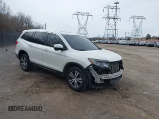 2018 Honda Pilot EX-L with VIN 5FNYF5H52JB022986, listed as a IAAI auction lot 41613038 with 1 mi miles. Bid and sale history available at carsss.com. Image 1.