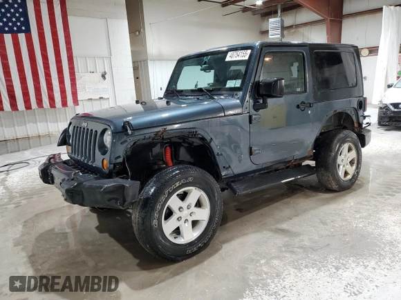 2007 Jeep Wrangler X with VIN 1J4FA24177L180229, listed as a Copart auction lot 48754155 with 170,516 mi miles and Salvage Title. Bid and sale history available at DreamBid. Image 1.