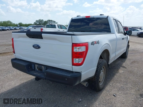 2022 Ford F-150 XL with VIN 1FTFX1E50NKD43886, listed as a IAAI auction lot 42512740 with 76,204 mi miles and . Bid and sale history available at DreamBid. Image 4.