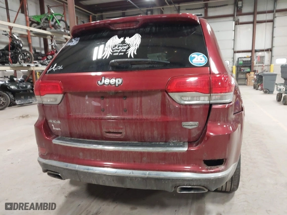 2014 Jeep Grand Cherokee Summit with VIN 1C4RJFJT4EC308729, listed as a IAAI auction lot 41694212 with 175,654 mi miles. Bid and sale history available at carsss.com. Image 16.