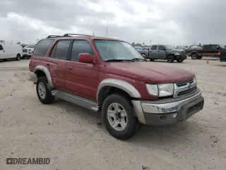 2001 Toyota 4Runner SR5 with VIN JT3GN86R110211881, listed as a Copart auction lot 51843755 with 221,008 mi miles and Clean Title. Bid and sale history available at carsss.com. Image 4.