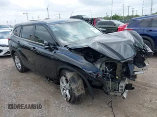 2023 Toyota Highlander L with VIN 5TDKDRAH2PS509679, listed as a IAAI auction lot 42512479 with 43,477 mi miles and . Bid and sale history available at DreamBid. Image 1.