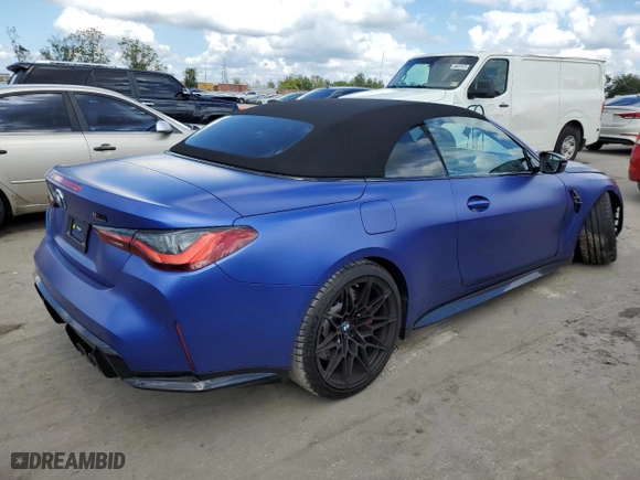 2022 BMW M4 Competition xDrive with VIN WBS33BA09NCK03613, listed as a Copart auction lot 65926762 with 0 mi miles. Bid and sale history available at carsss.com. Image 4.