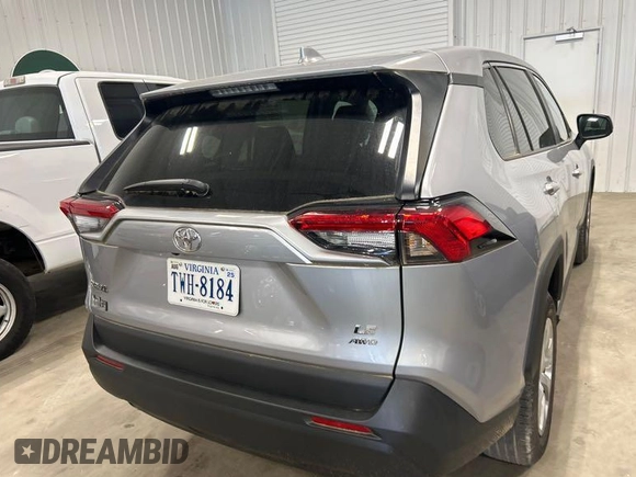2022 Toyota RAV4 LE with VIN 2T3F1RFVXNC296650, listed as a IAAI auction lot 42122850 with 11,195 mi miles. Bid and sale history available at carsss.com. Image 1.
