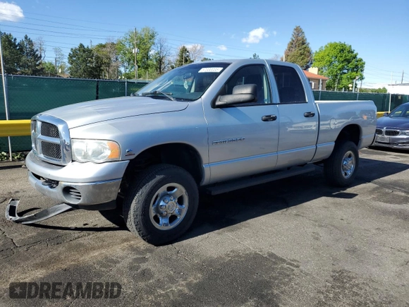 2004 Dodge 2500 SLT z VIN 3D7KU28C64G234562, wystawiony jako Copart lot #57330035 z przebiegiem 195 824 mil mil oraz Czysty tytuł • Clean title. Historia ofert i sprzedaży dostępna na DreamBid. Obrazek 1.